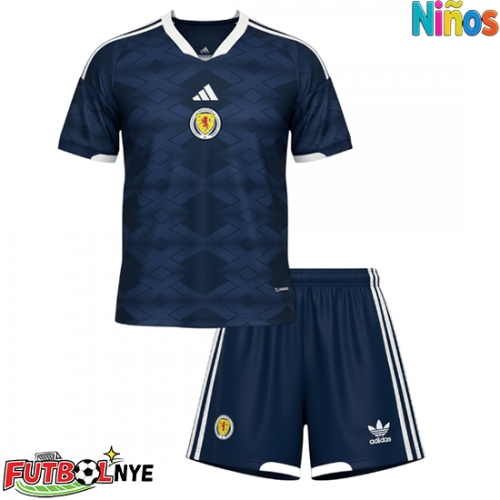 Camiseta Escocia Primera Equipación para niños Mundial 2026 manga corta (+ pantalones cortos)
